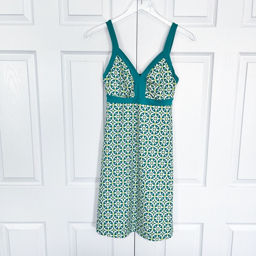 Patagonia Minette Wayward Geometric Print Tank Dress Gorpcore Granola Eco Chic